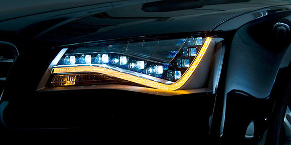 PC-MAKROLON LED faro Audi A8 in Makrolon LED2245